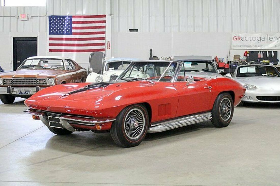 1967 Chevrolet Corvette 427 3632 Miles Red Convertible L68 427ci 7.0L V8 Tri-pow 1967 Chevrolet Corvette 427