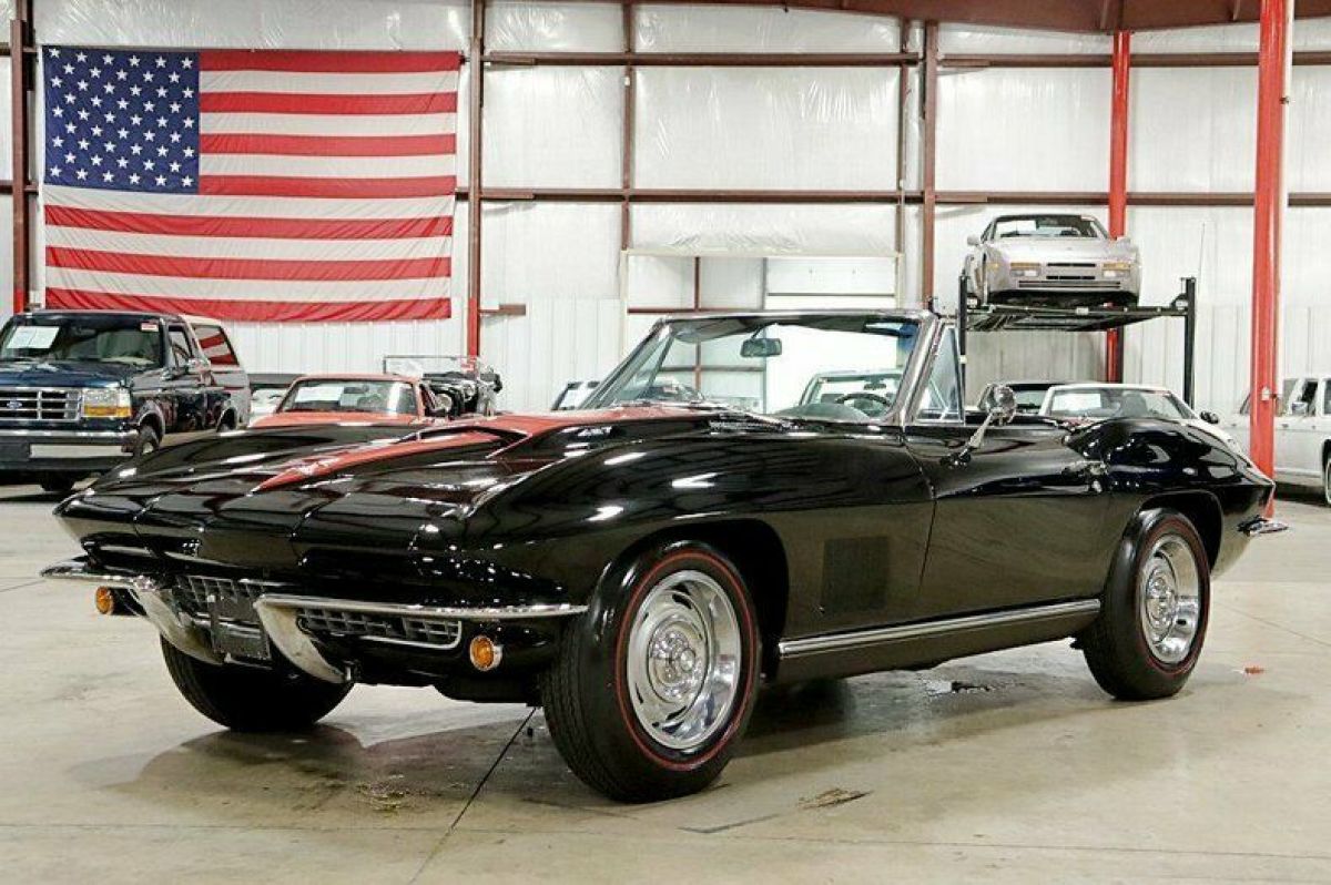 1967 Chevrolet Corvette 427 5595 Miles Black Convertible 427ci V8 4-Speed Manual 1967 Chevrolet Corvette 427