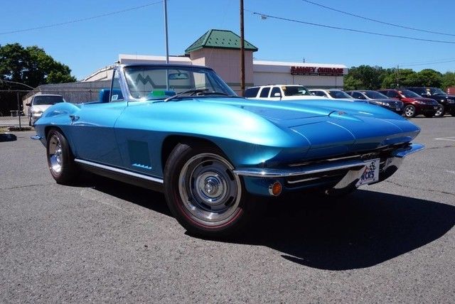 1967 Chevrolet Corvette Convertible, 327, Marina Blue, NCRS Top Flight Awards 1967 Chevrolet Corvette Convertible