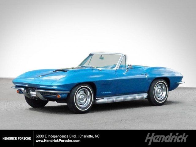 1967 Chevrolet Corvette Convertible 32,850 Miles Marina Blue Convertible 427 Man 1967 Chevrolet Corvette Convertible