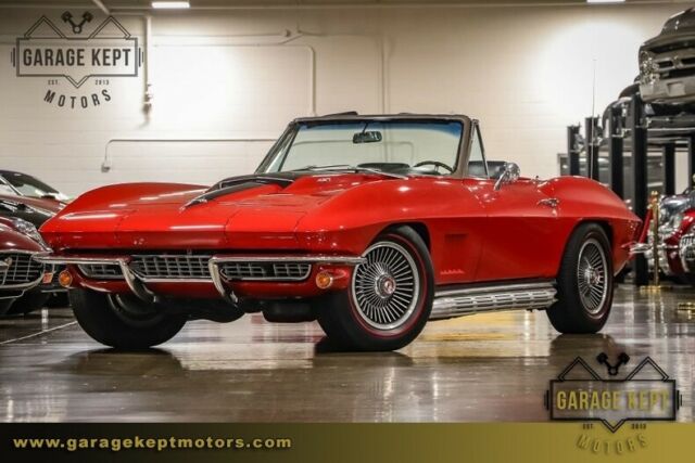 1967 Chevrolet Corvette Convertible 427 Rally Red Convertible 427cid/435hp 3x2bb 1967 Chevrolet Corvette Convertible 427