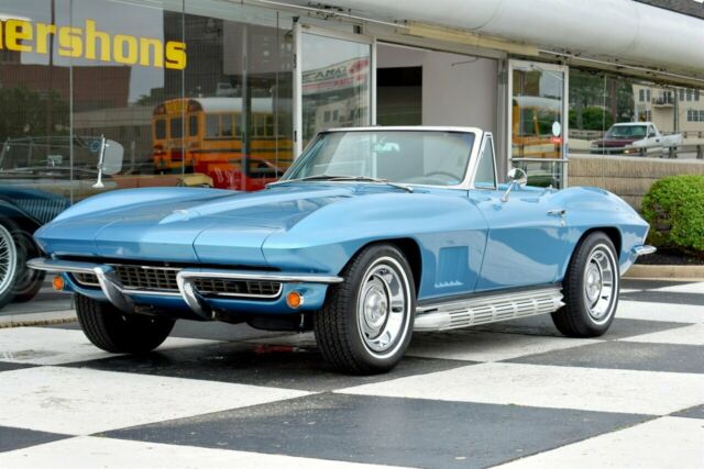 1967 Chevrolet Corvette Convertible, Marina Blue, #'s Match, 4 Speed. 1967 Chevrolet Corvette