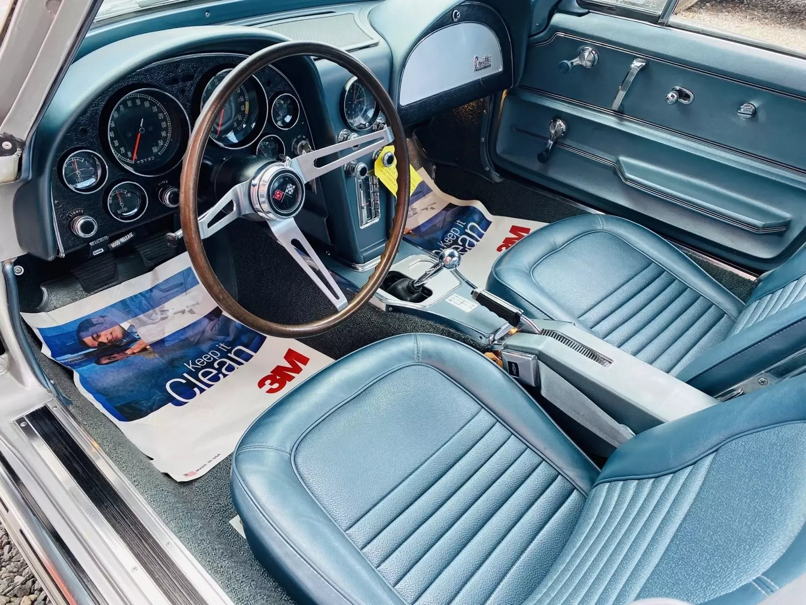 1967 Chevrolet Corvette Silver/Teal - photo 12
