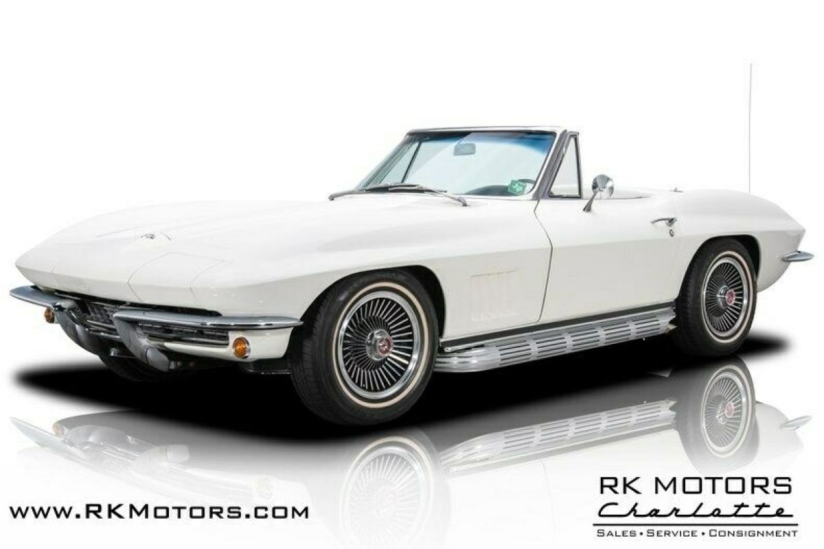 1967 Chevrolet Corvette Ermine White Convertible 327 V8 4 Speed Manual 1967 Chevrolet Corvette