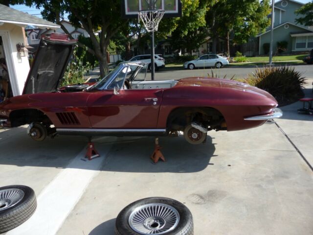 1967 CHEVROLET CORVETTE L71 427 / 435 ROADSTER REAL DEAL Protecto Plate 1967 Chevrolet Corvette L71 427/435 Roadster