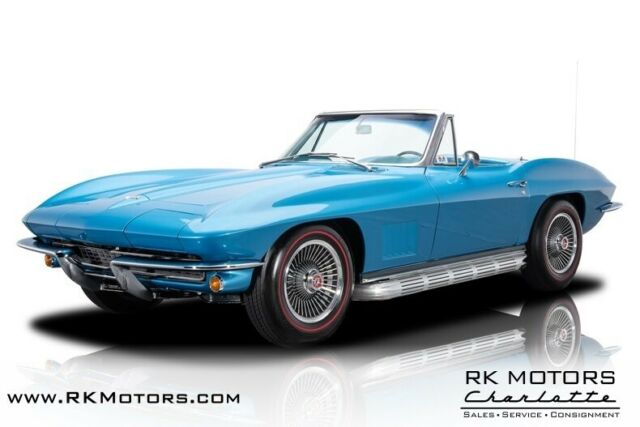 1967 Chevrolet Corvette Marina Blue Convertible 327 V8 L79 4 Speed Manual 1967 Chevrolet Corvette --