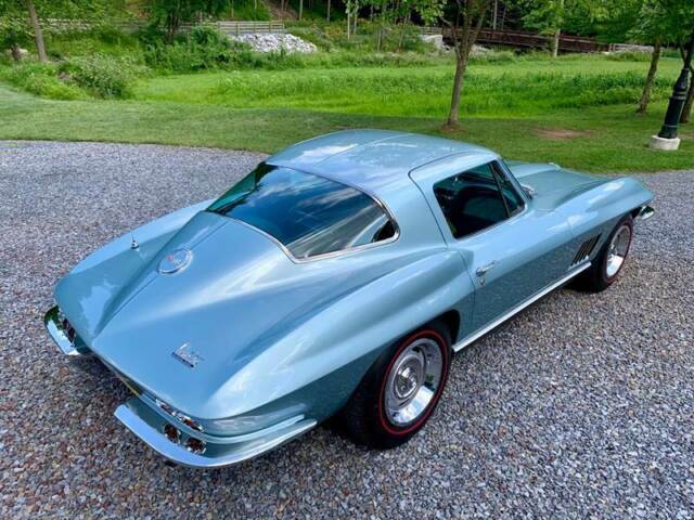 1967 Chevrolet Corvette Rare Elkhart Blue over Teal 327/350hp fact a/c - photo 10