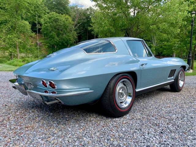 1967 Chevrolet Corvette Rare Elkhart Blue over Teal 327/350hp fact a/c - photo 11