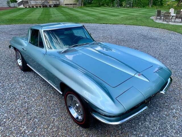1967 Chevrolet Corvette Rare Elkhart Blue over Teal 327/350hp fact a/c - photo 3