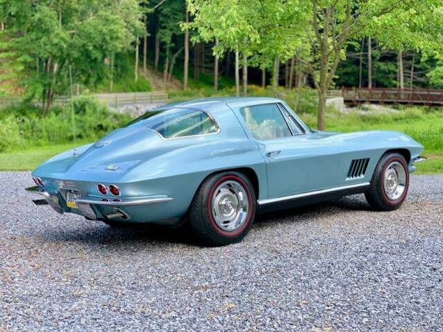 1967 Chevrolet Corvette Rare Elkhart Blue over Teal 327/350hp fact a/c - photo 8