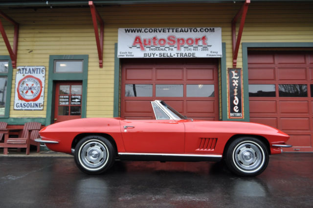 1967 Chevrolet Corvette Red Red Frame Off Restored 42499 Miles Red V8 4-Speed 1967 Chevrolet Corvette Red Red Frame Off Restored