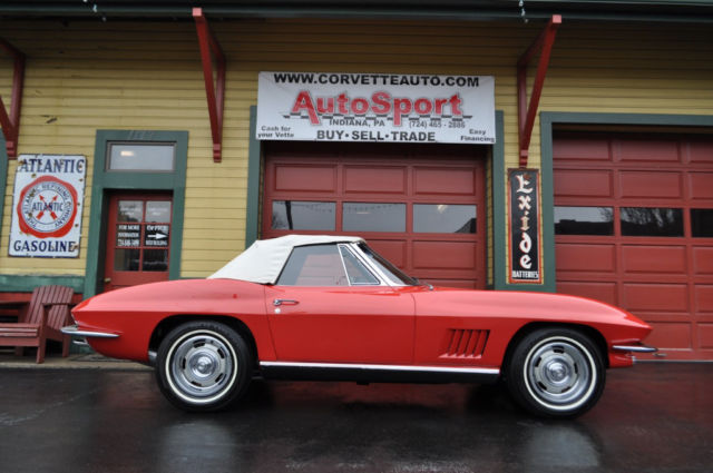1967 Chevrolet Corvette Red Red Frame Off Restored - photo 3