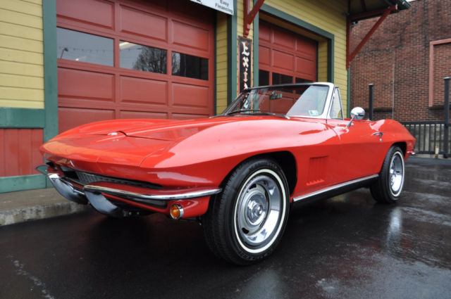 1967 Chevrolet Corvette Red Red Frame Off Restored - photo 8