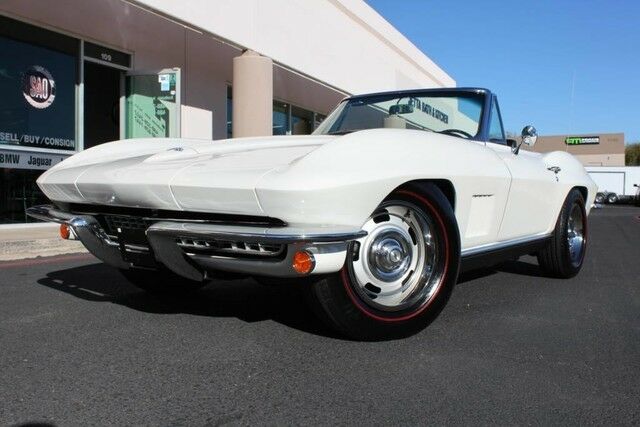 1967 Chevrolet Corvette Roadster 342 Miles Ermine White 327 Cu. in. V8 1967 Chevrolet Corvette Roadster