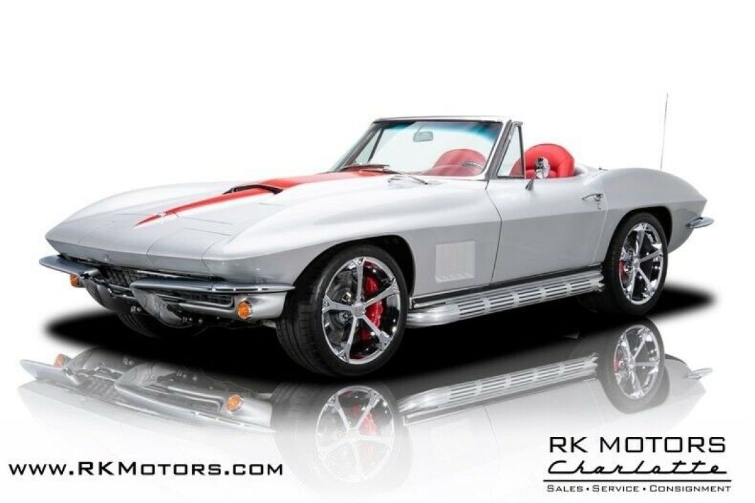1967 Chevrolet Corvette Silver Metallic Convertible LS3 6.2L V8 6 Speed Manual 1967 Chevrolet Corvette