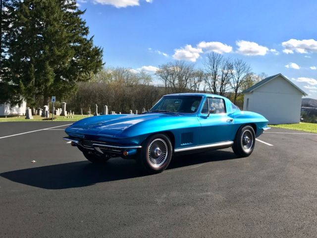 1967 Chevrolet Corvette #sMatching327/350hp*4spd*DialedInProperly*Blue/blk