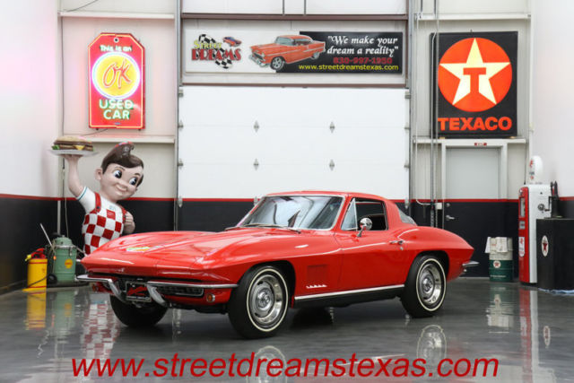1967 Chevrolet Corvette Sting Ray 3128 Miles Rally Red Coupe 327 V8 4 speed Manu 1967 Chevrolet Corvette Sting Ray
