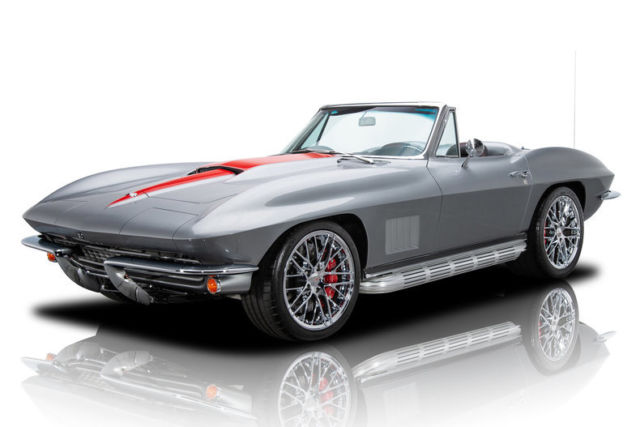 1967 Chevrolet Corvette Sting Ray 454 Miles Palladium Silver Convertible LS3 6.2 1967 Chevrolet Corvette Sting Ray