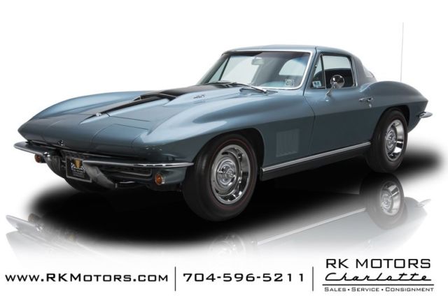 1967 Chevrolet Corvette Sting Ray Lynndale Blue Coupe 427 V8 4 Speed Manual 1967 Chevrolet Corvette Sting Ray