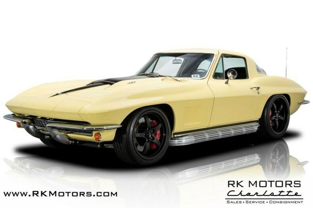 1967 Chevrolet Corvette Sunfire Yellow Coupe LS3 6.2L V8 525hp 5 Speed Manual 1967 Chevrolet Corvette