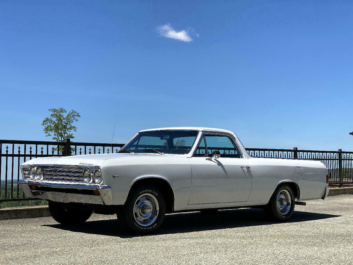 1967 Chevrolet El Camino 88852 Miles White American Muscle Car Select Automatic 1967 Chevrolet El Camino