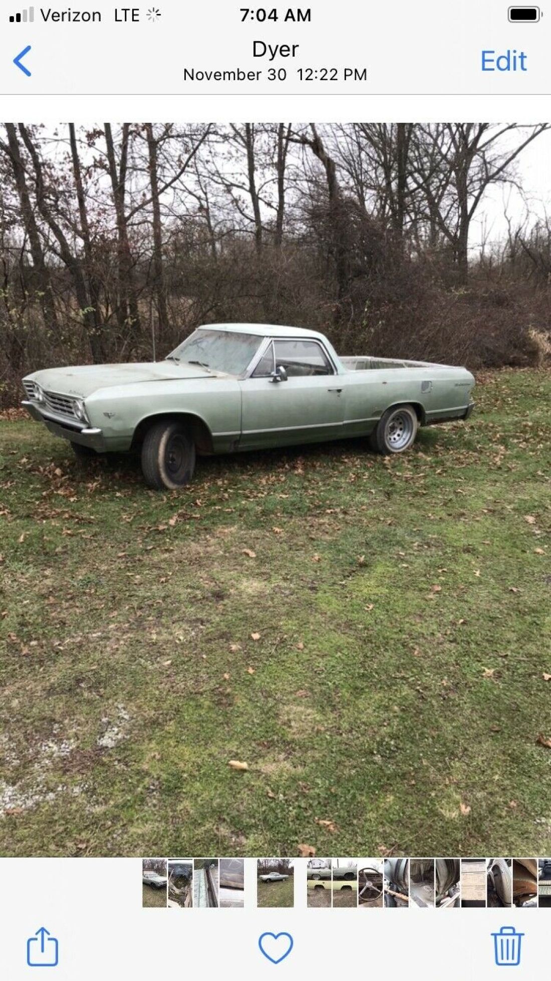1967 Chevrolet El Camino gold - photo 2