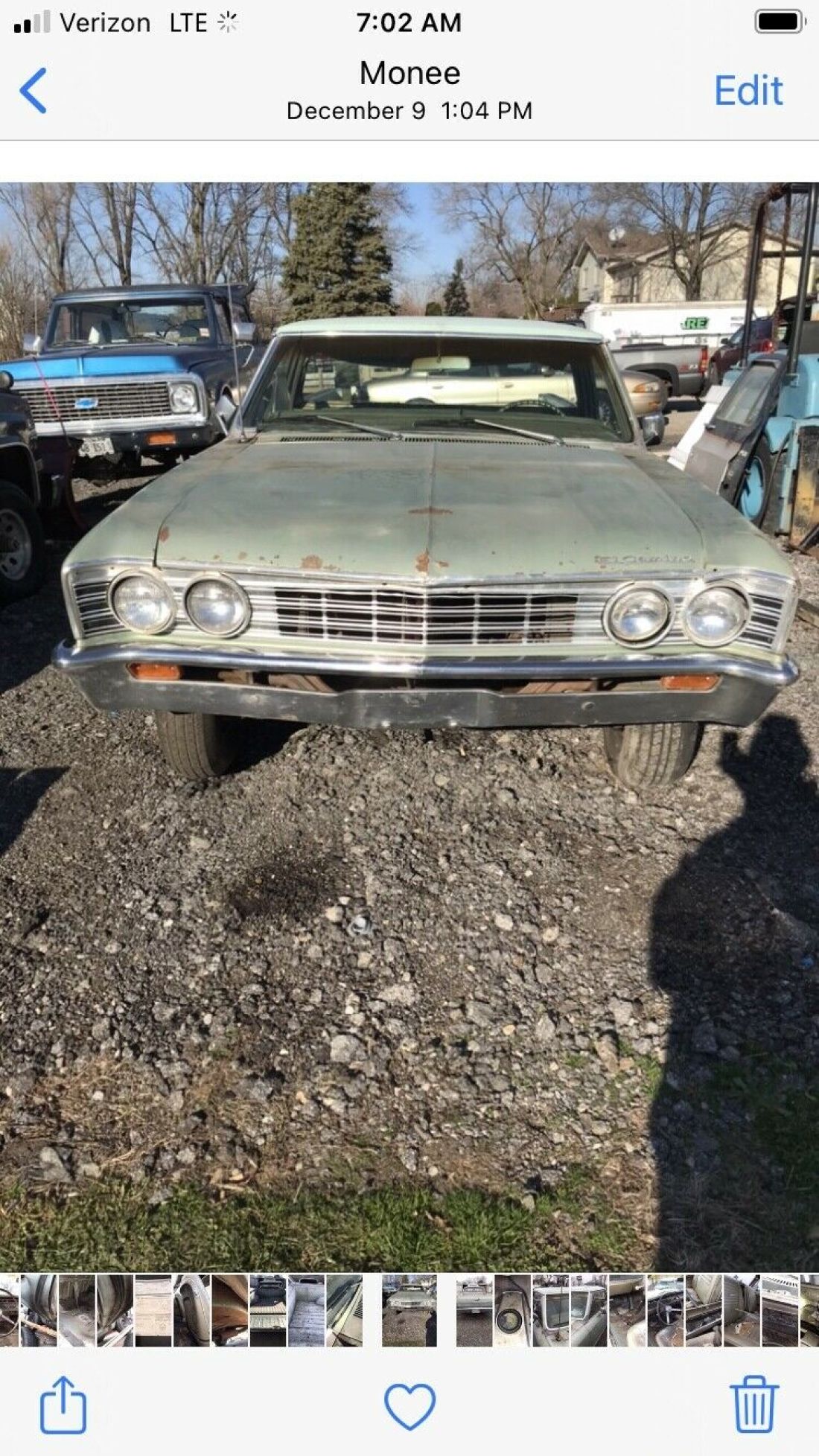 1967 Chevrolet El Camino gold - photo 3