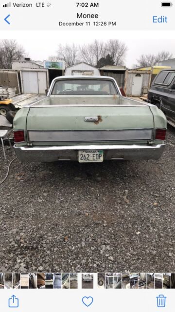 1967 Chevrolet El Camino gold - photo 4