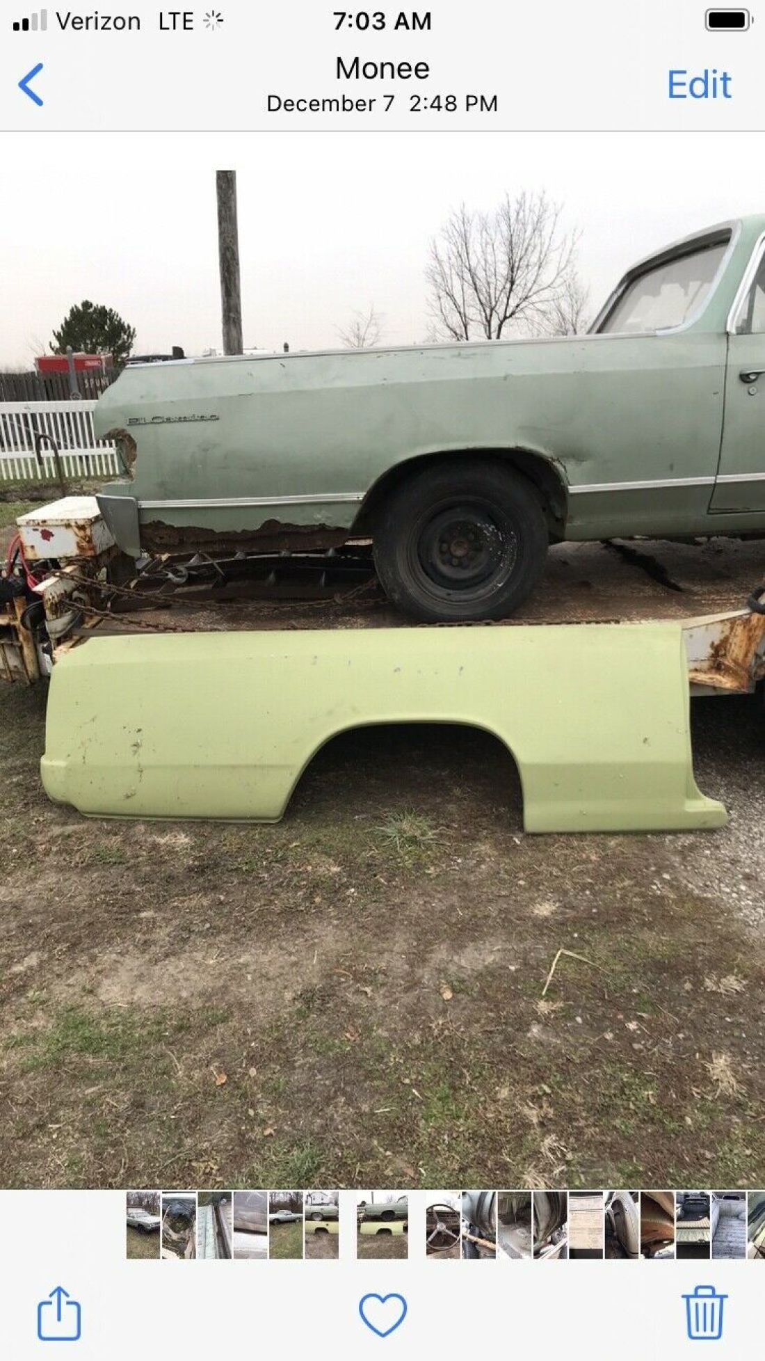 1967 Chevrolet El Camino gold - photo 6