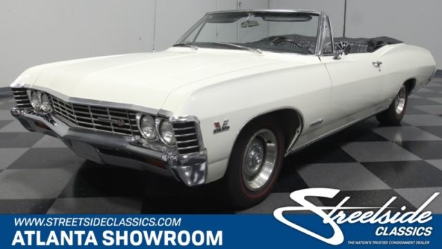 1967 Chevrolet Impala SS 396 Convertible 396 V8 4 Speed Manual Classic Vintage C 1967 Chevrolet Impala SS 396