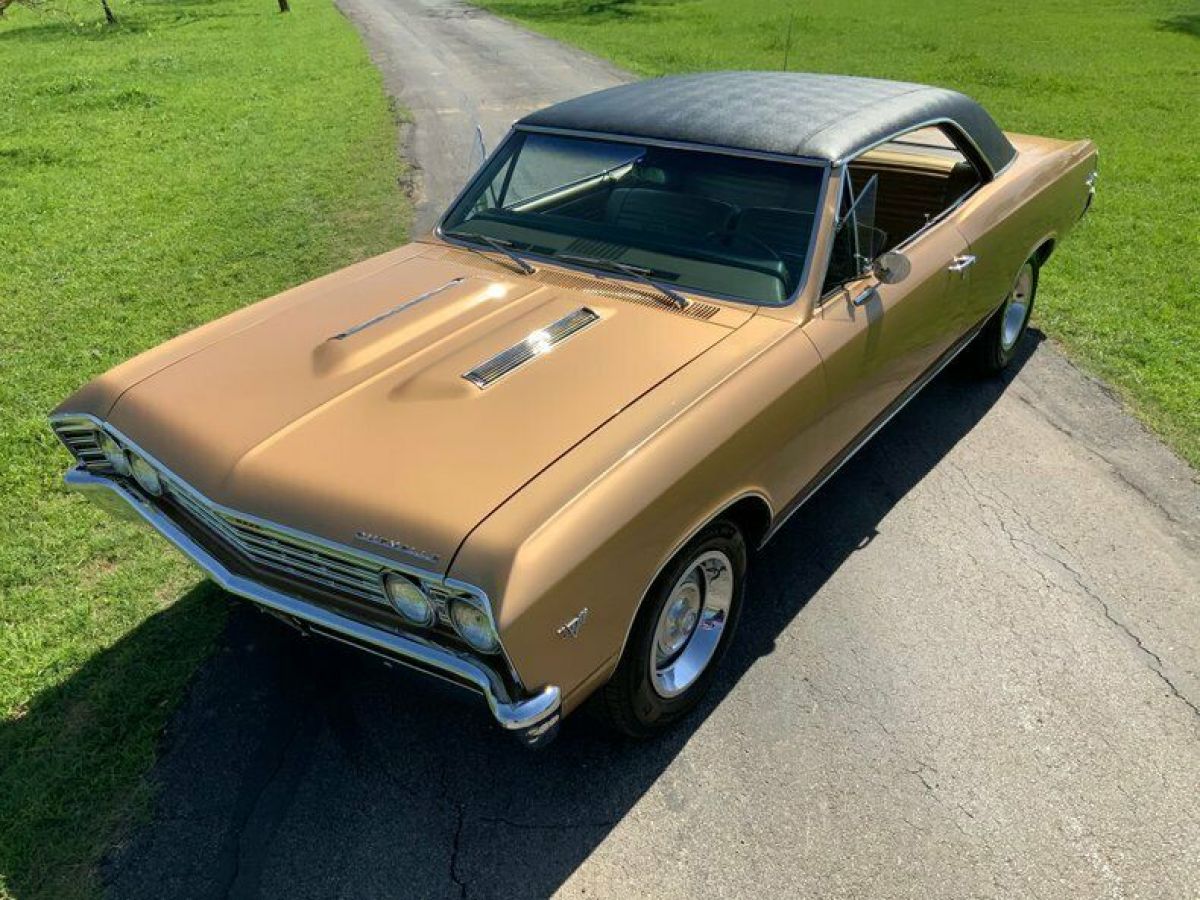 1967 Chevrolet Malibu New Crate 355/400 hp, M20 4-Speed 66309 Miles Gold Coupe 3 1967 Chevrolet Malibu New Crate 355/400 hp, M20 4-Speed
