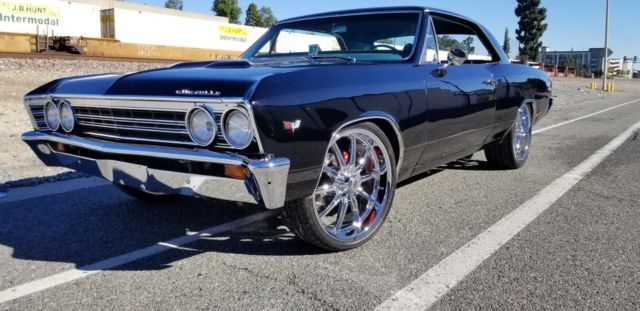 1967 CHEVROLET MALIBU ** NO RESERVE ** CHEVELLE MALIBU CLASSIC HOT ROD 1967 Chevrolet Malibu MALIBU ** NO RESERVE ** SS CORVETTE BLACK PAINT