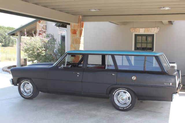 1967 CHEVROLET NOVA 4-DOOR WAGON !!! COOL WAGON 1967 Chevrolet Nova