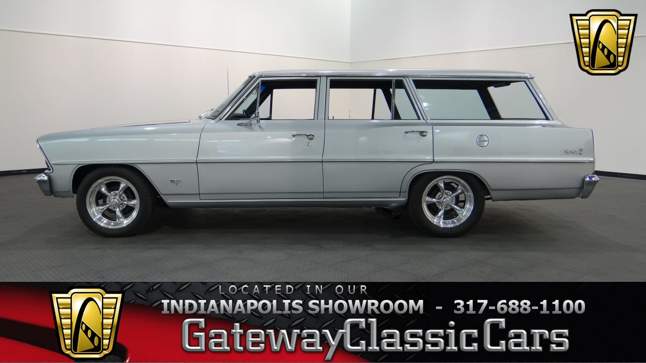 1967 Chevrolet Nova 5000 Miles Silver Wagon 355 CID V8 3-Speed Automatic 1967 Chevrolet Nova