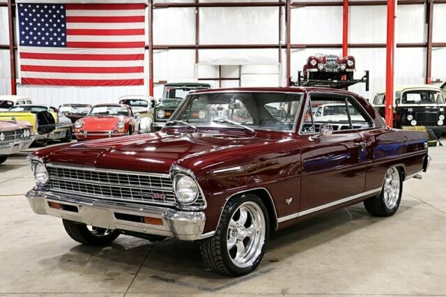 1967 Chevrolet Nova SS 71350 Miles Burgundy Coupe 283 V8 Automatic 1967 Chevrolet Nova SS