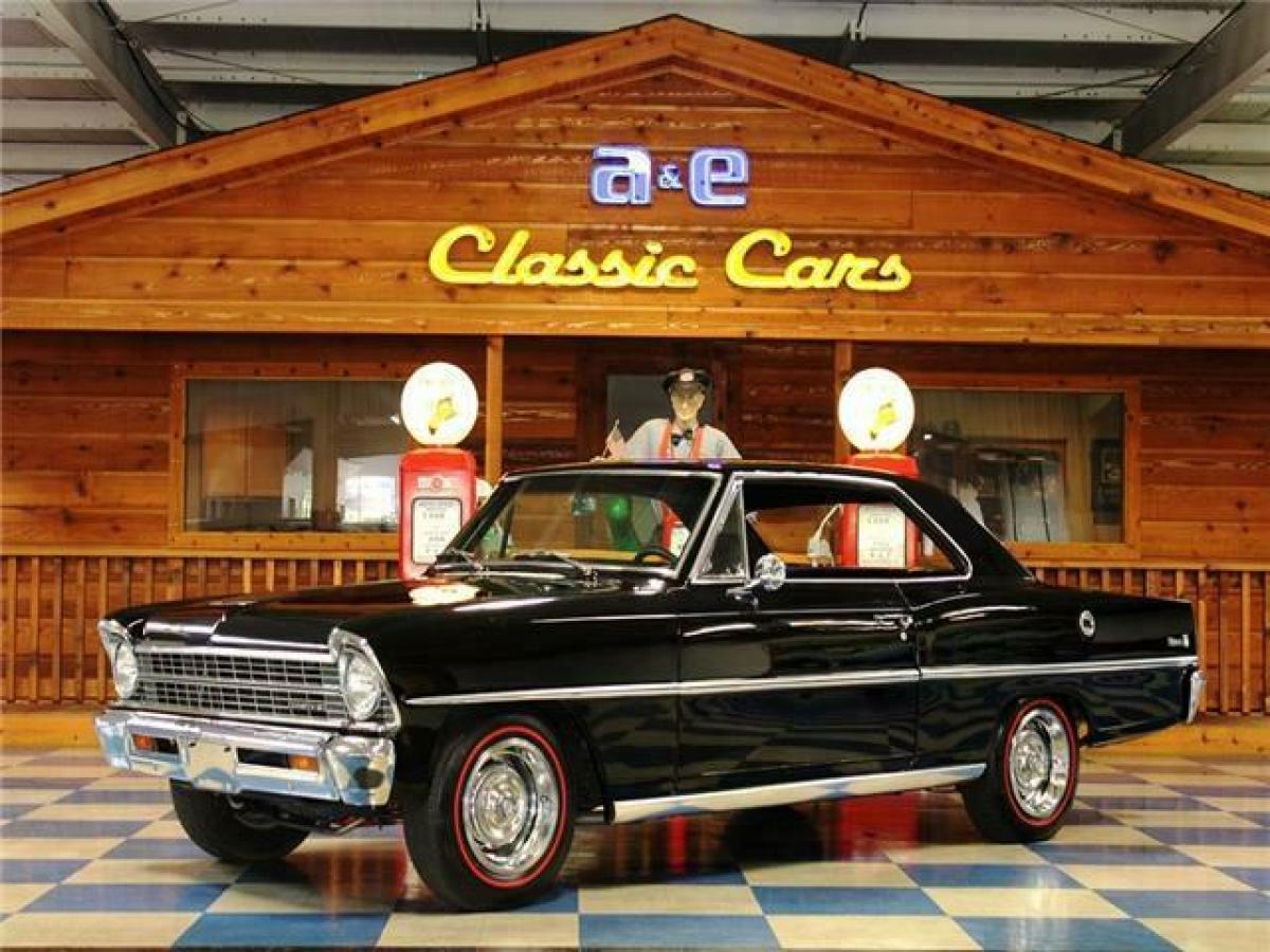 1967 Chevrolet Nova – Tuxedo Black 1967 Chevrolet Nova 283 cui