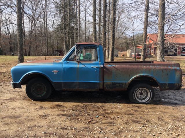 1967 Chevrolet Truck SHORT BED Fleet Side C10 ORIGINAL PAINT SWB 1967 Chevrolet C-10 Fleet Side
