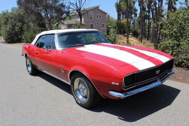 1967 Chevy Camaro Convertible RS/SS 396 4 Speed CALI CAR VIDEO 1968 1967 Chevrolet Camaro RS SS 396 Convertible