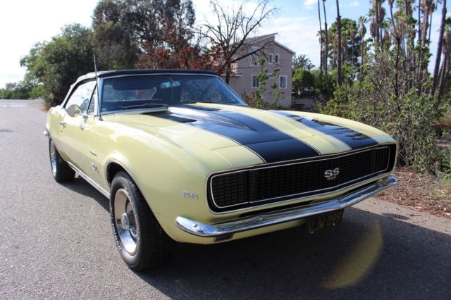 1967 Chevy Camaro Convertible RS/SS 396 4 SPEED Deluxe Int VIDEO 1968 1969 1967 Chevrolet Camaro RS SS