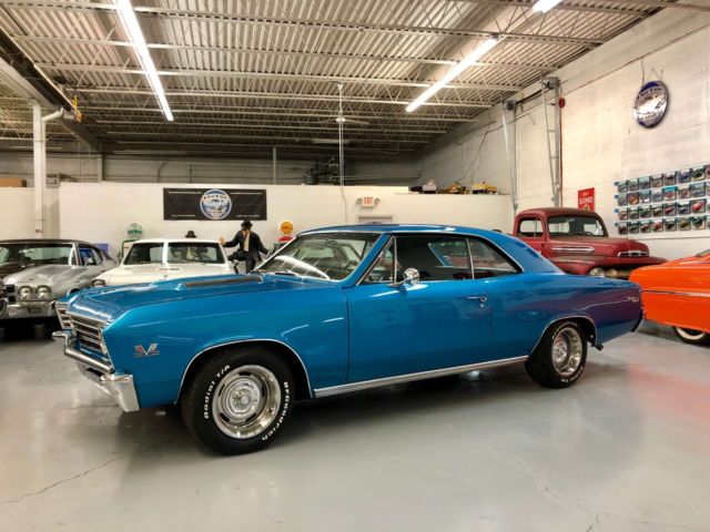 1967 Chevy Chevelle SS * 396 / 4 Speed/ Posi! Marina Blue! FRAME OFF RESTO! 1967 Chevrolet Chevelle SS