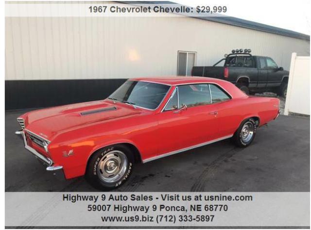 1967 Chevy Chevelle SS 396 - 4 Speed - Runs and Drives Excellent - Factory AC 1967 Chevrolet Chevelle SS
