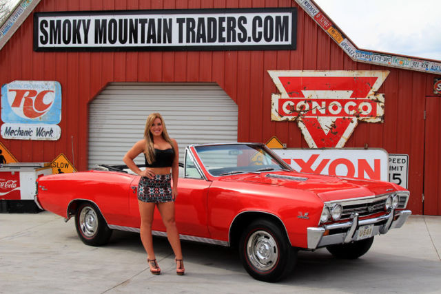 1967 Chevy Chevelle SS FREE SHIPPING Convertible 396 4 Speed 12 Bolt PS PDB Tilt 1967 Chevrolet Chevelle