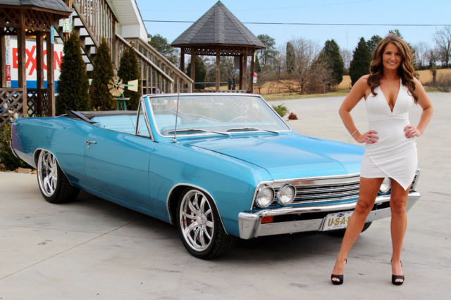 1967 Chevy Malibu Convertible 283 4 Speed Four Wheel PDB PS Chevelle Style 1967 Chevrolet Malibu