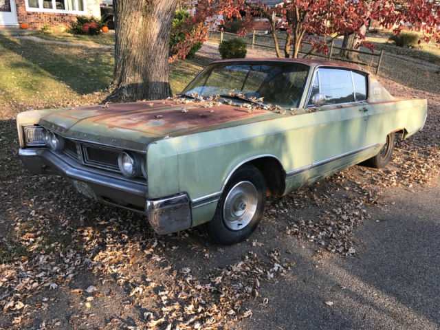 1967 Chrysler Newport Custom Coupe 383 4V Barn Find Project Some New Parts Rare 1967 Chrysler Newport Custom