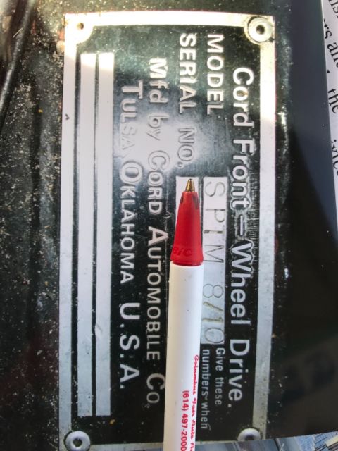 1967 Cord 8/10 Convertible - photo 5
