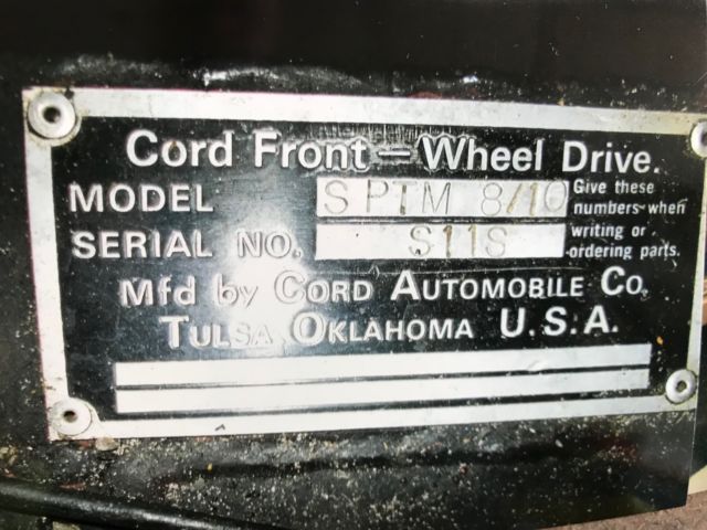 1967 Cord 8/10 Convertible - photo 3