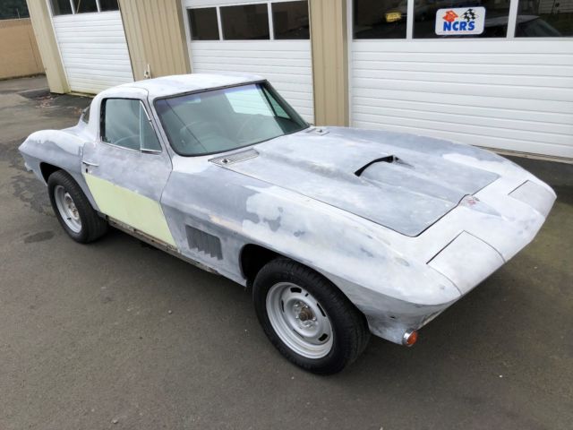 1967 Corvette 427 Coupe 4 Speed J56 Side Exhaust AC PS PDB Tinted Glass Project 1967 Chevrolet Corvette