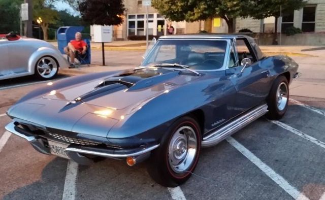 1967 Chevrolet Corvette teal blue
