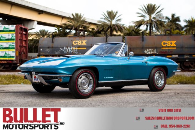 1967 Corvette Convertible 427 A/C, Marina Blue NCRS Top Flight, Fully documented 1967 Chevrolet Corvette - Video Inside!