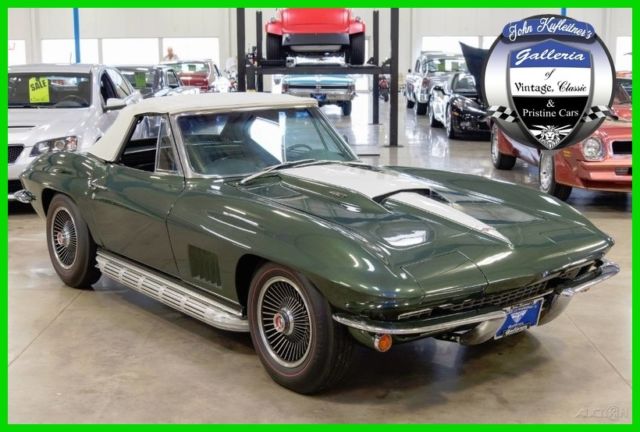 1967 Corvette Convertible L71 427cid 435hp Tri-Power V8 4-Speed Manual 67 1967 Chevrolet Corvette